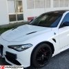 Poszerzenia błotników przednie + tylne, wide body CADAMURO Alfa Romeo Giulia do malowania